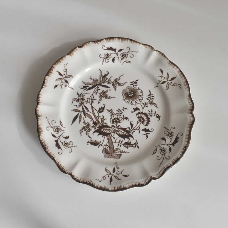 Vintage Dessert Plate Sarreguemines Windsor A