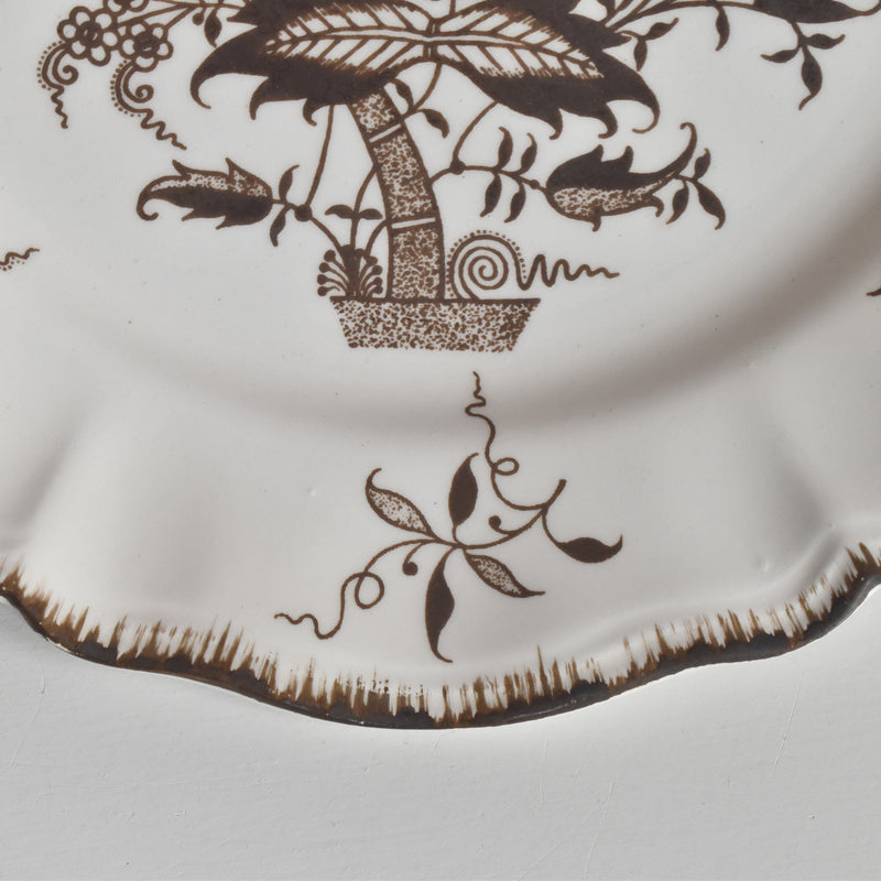 Vintage Dessert Plate Sarreguemines Windsor A