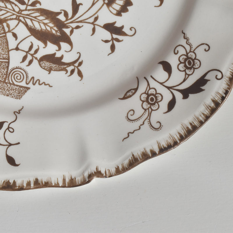 Vintage Dessert Plate, Sarreguemines Windsor B