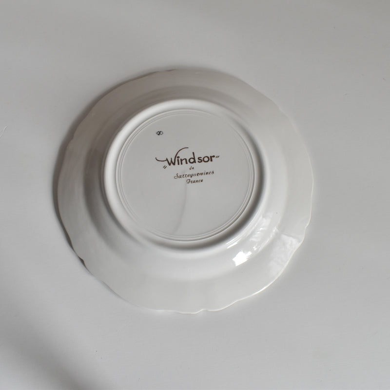 Vintage Dessert Plate, Sarreguemines Windsor B
