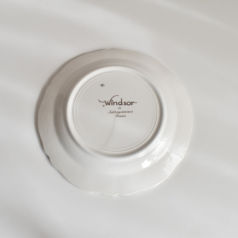 Vintage Dessert Plate, Sarreguemines Windsor B