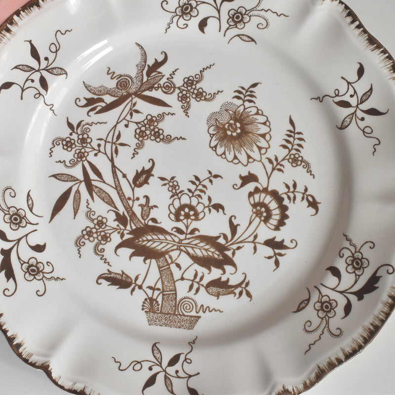 Vintage Dessert Plate, Sarreguemines Windsor B