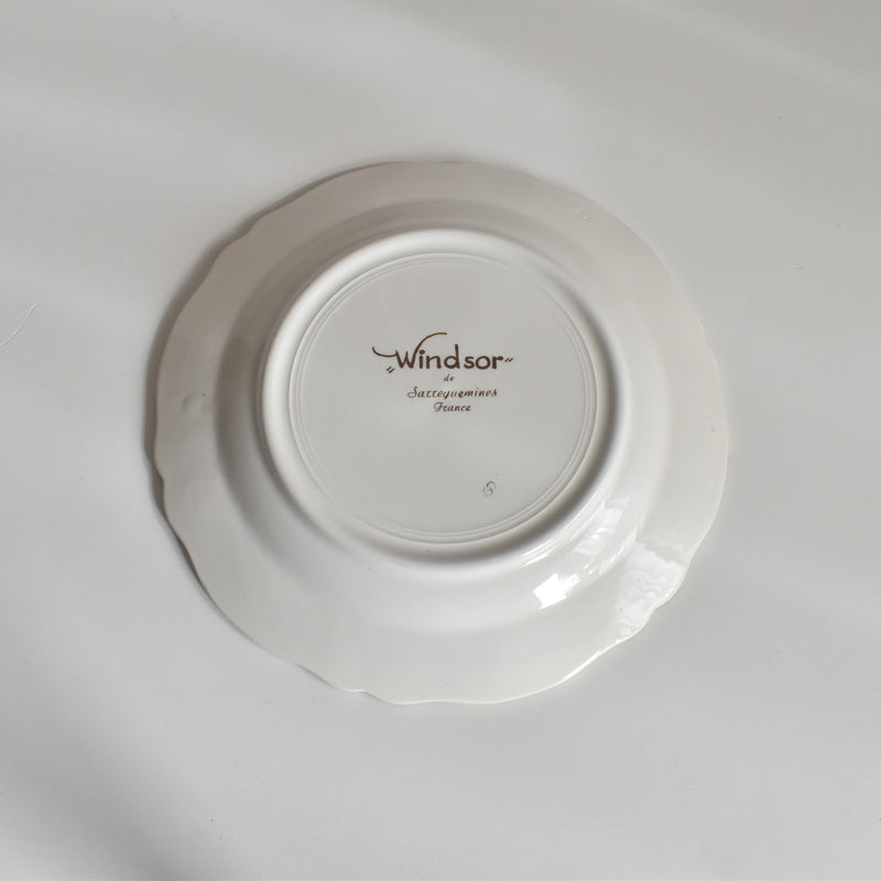 Vintage Dessert Plate Sarreguemines Windsor D