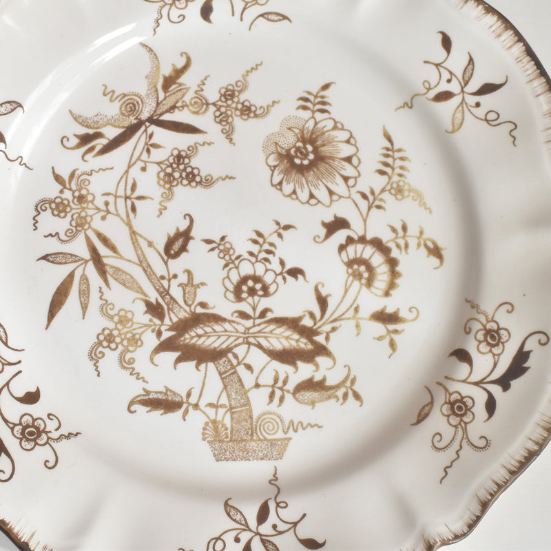 Vintage Dessert Plate Sarreguemines Windsor D