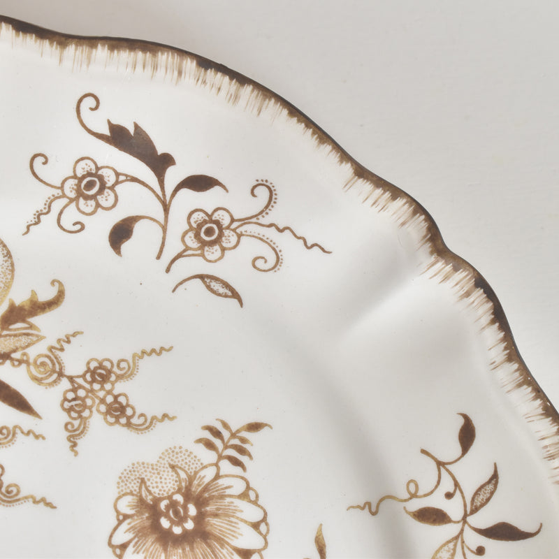 Vintage Dessert Plate Sarreguemines Windsor D