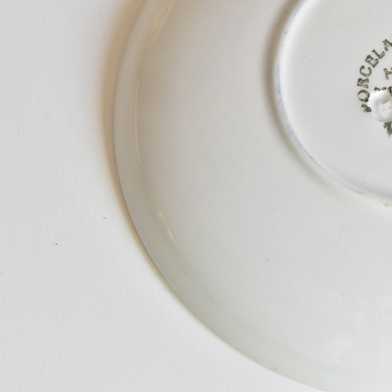Vintage Coffee Saucer, Creil et Montereau, Béarn (A)