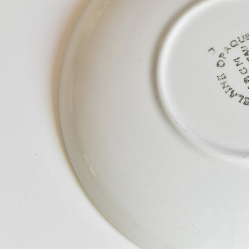 Vintage Coffee Saucer, Creil et Montereau, Béarn (A)