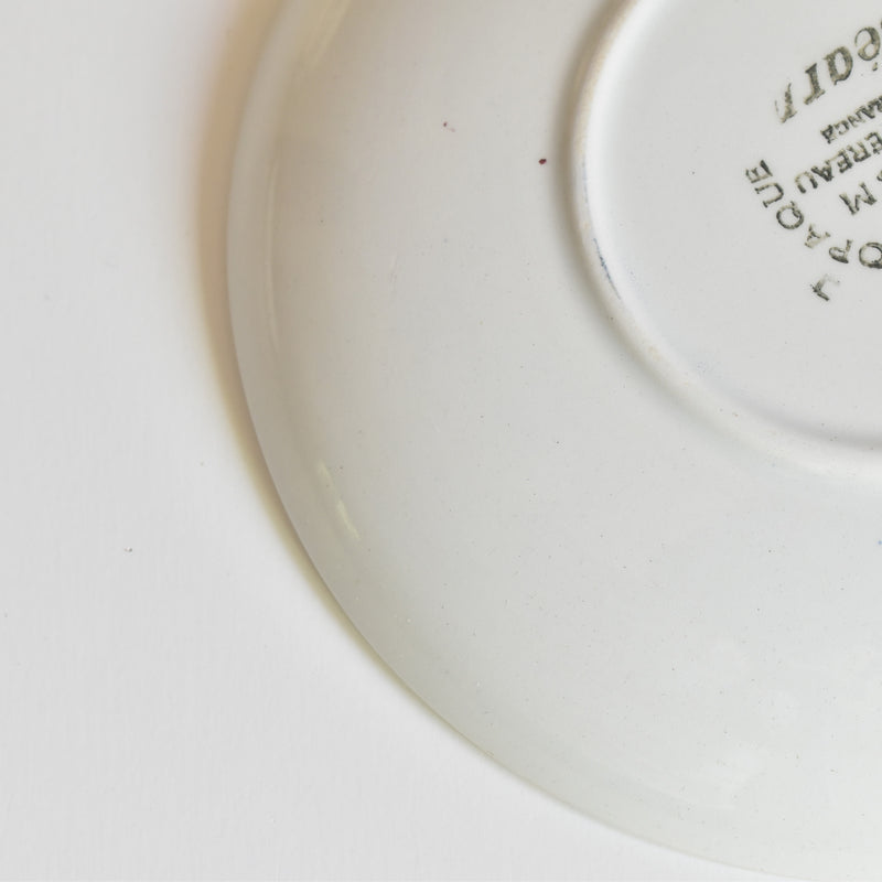 Vintage Coffee Saucer, Creil et Montereau, Béarn (A)