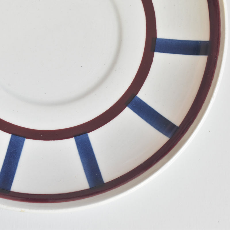 Vintage Coffee Saucer, Creil et Montereau, Béarn (A)