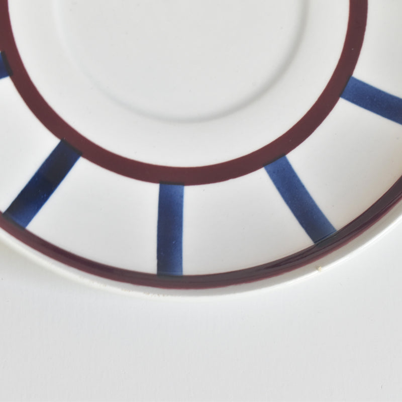 Vintage Coffee Saucer, Creil et Montereau, Béarn (A)