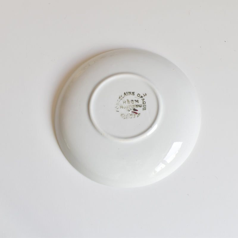 Vintage Coffee Saucer Claymontreux Béarn B