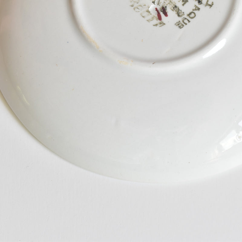 Vintage Coffee Saucer Claymontreux Béarn B