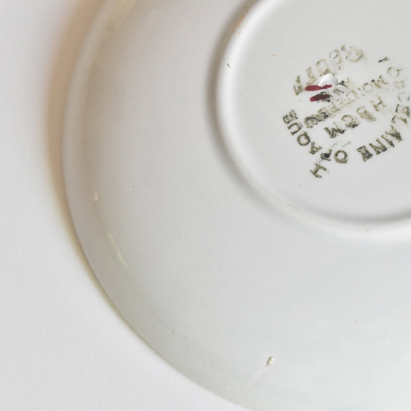 Vintage Coffee Saucer Claymontreux Béarn B