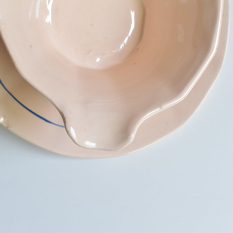 Vintage Sauce Boat Digoin & Sarreguemines 9177