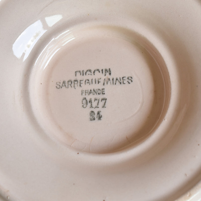 Vintage Sauce Boat Digoin & Sarreguemines 9177