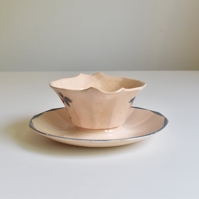 Vintage Sauce Boat Digoin & Sarreguemines 9178