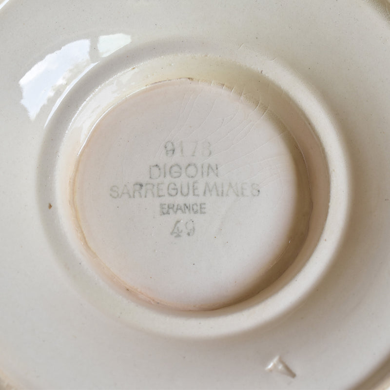 Vintage Sauce Boat Digoin & Sarreguemines 9178