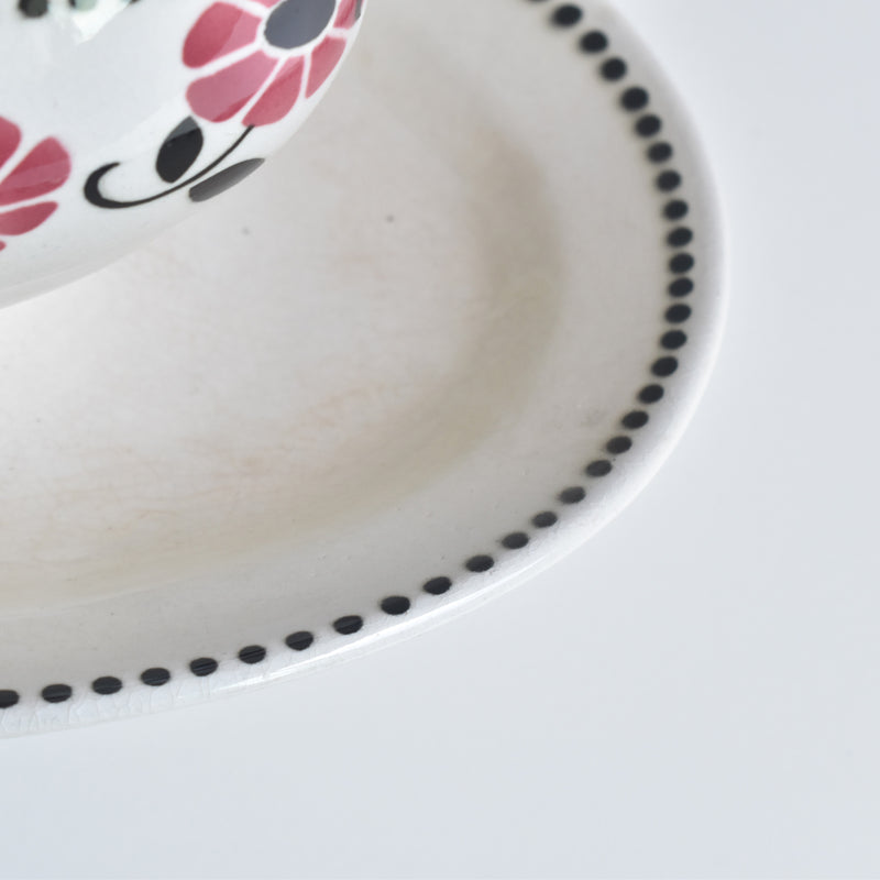 Vintage Sauce Boat Digoin & Sarreguemines Rialto