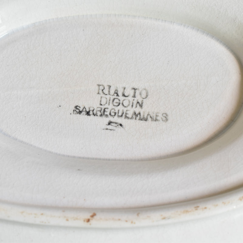Vintage Sauce Boat Digoin & Sarreguemines Rialto