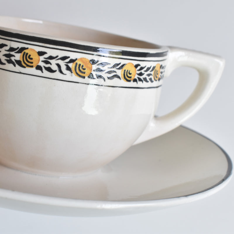 Vintage Sauce Boat, Digoin & Sarreguemines Valence