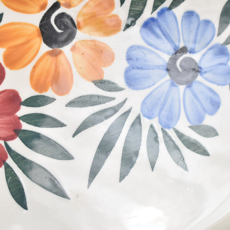 Vintage Oval Plate HBCM Creil et Montereau Yvonne