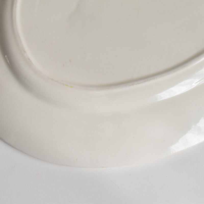 Vintage Oval Plate HBCM Creil et Montereau Yvonne