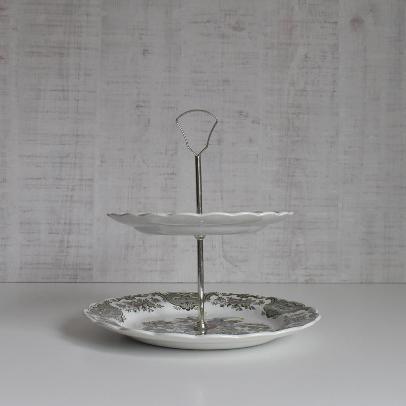 Vintage 2-Tier Serving Plate Ridgeway Windsor