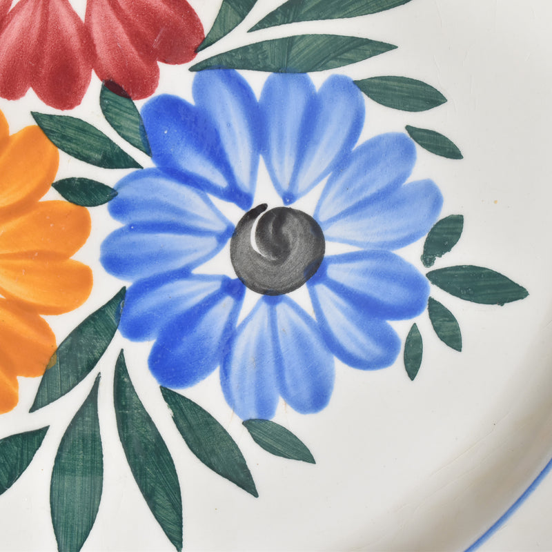 Vintage Large Plate HBCM Creil et Montereau Yvonne