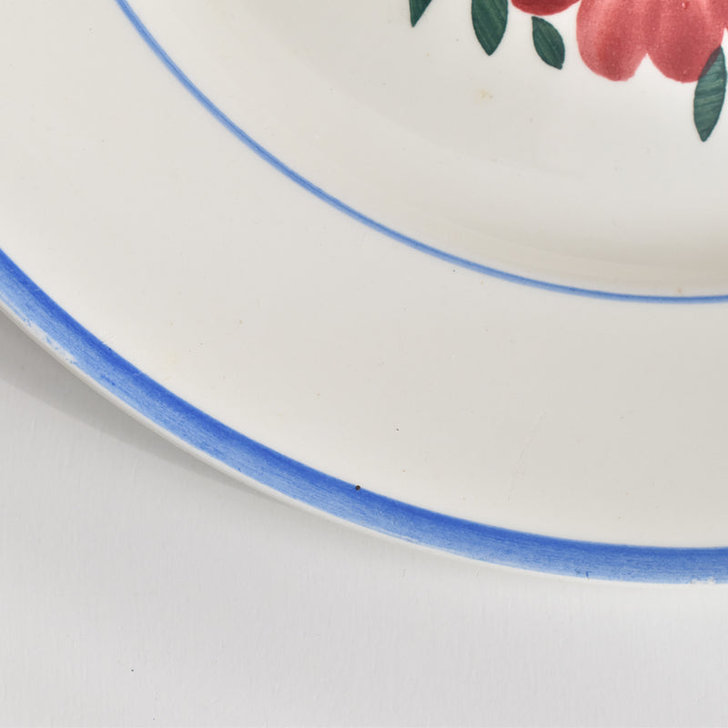Vintage Large Plate HBCM Creil et Montereau Yvonne