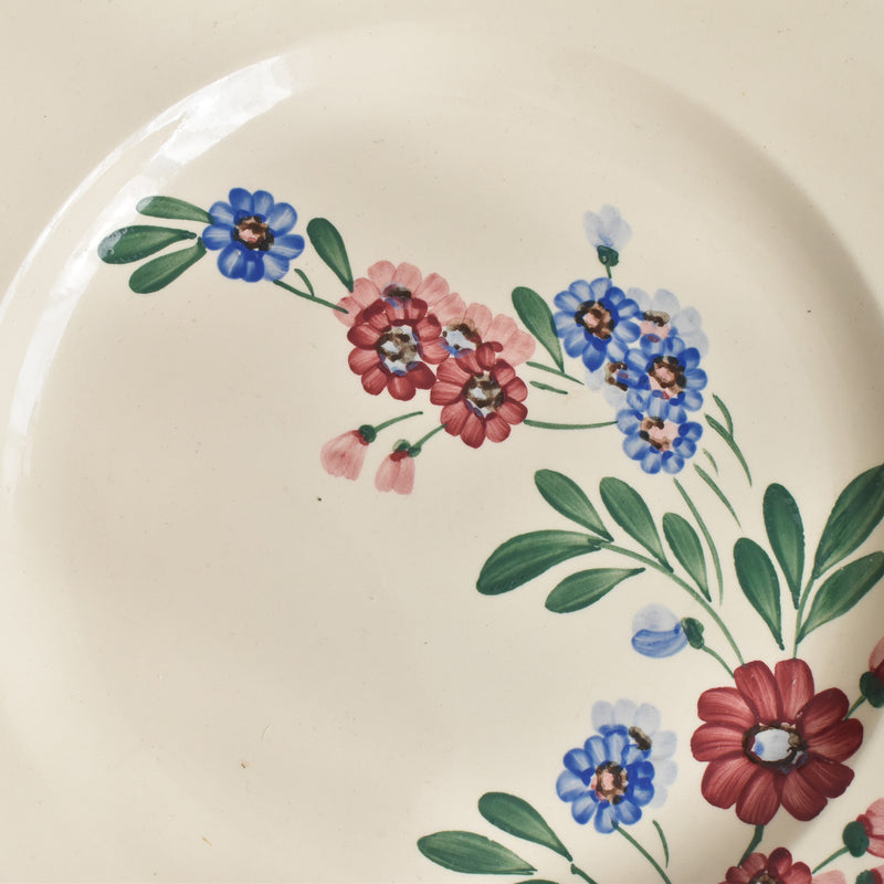 Vintage Large Plate, Digoin & Sarreguemines Aigueperse
