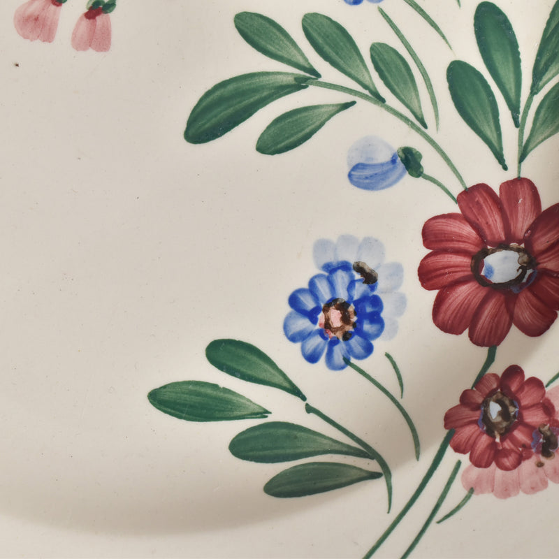 Vintage Large Plate, Digoin & Sarreguemines Aigueperse
