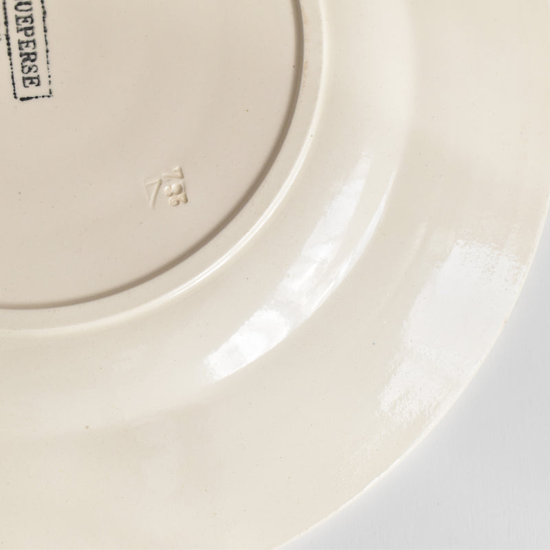Vintage Large Plate, Digoin & Sarreguemines Aigueperse