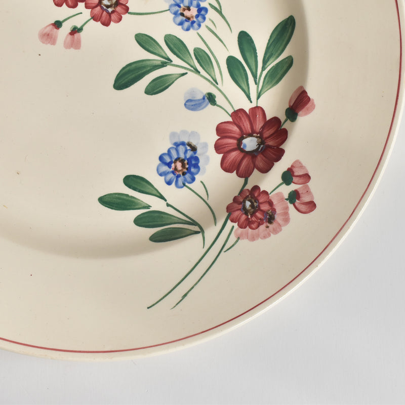 Vintage Large Plate, Digoin & Sarreguemines Aigueperse