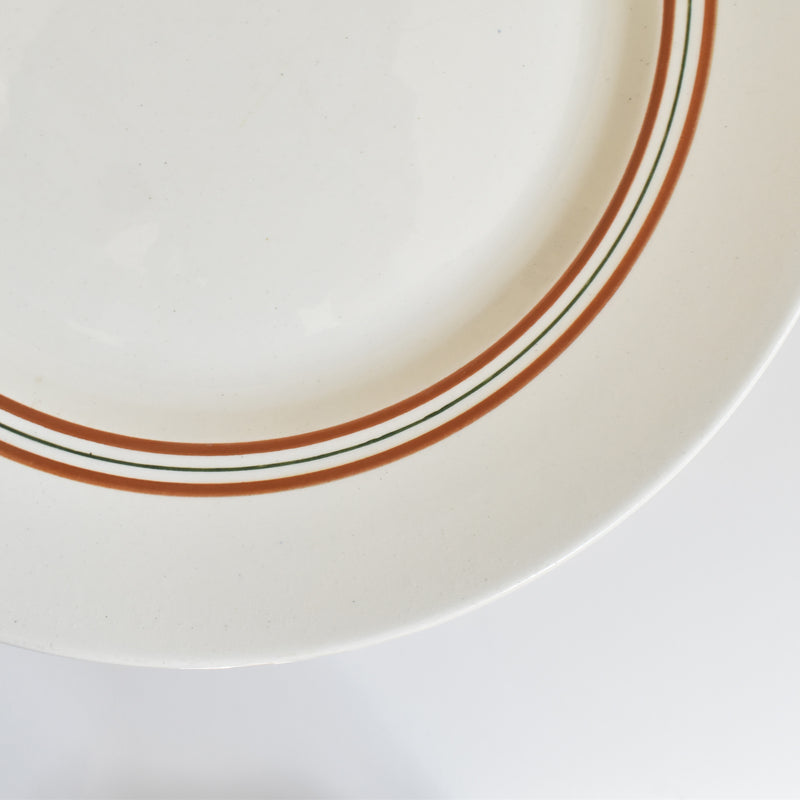 Antique Large Plate, KG Luneville Line
