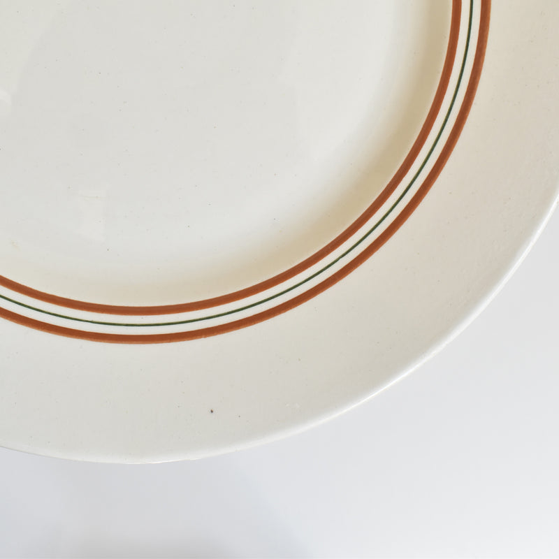 Antique Large Plate, KG Luneville Line