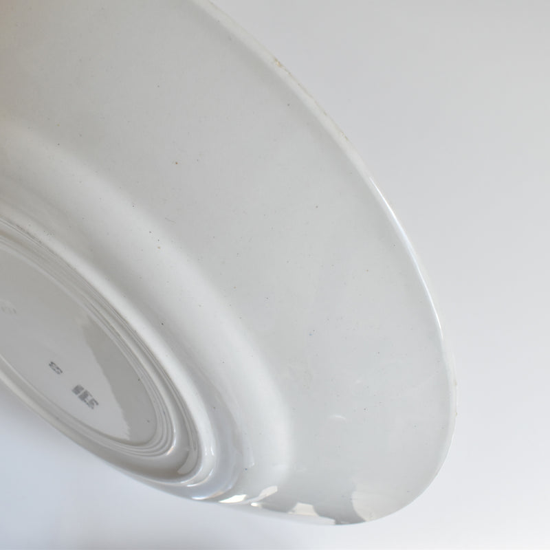 Antique Large Plate, KG Luneville Line