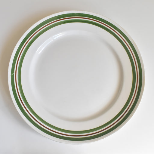 ヴィンテージ大皿 ムランデルー グリーンライン