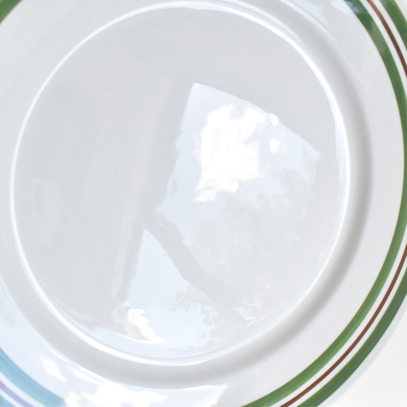 Vintage Large Plate, Mulhandru, Green Line