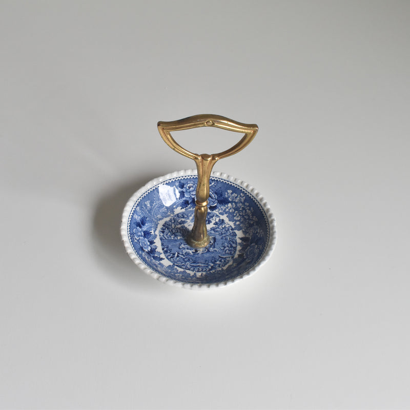 ヴィンテージ ハンドル付きスモールプレート アダムス English Scenic(イングリッシュセニック）