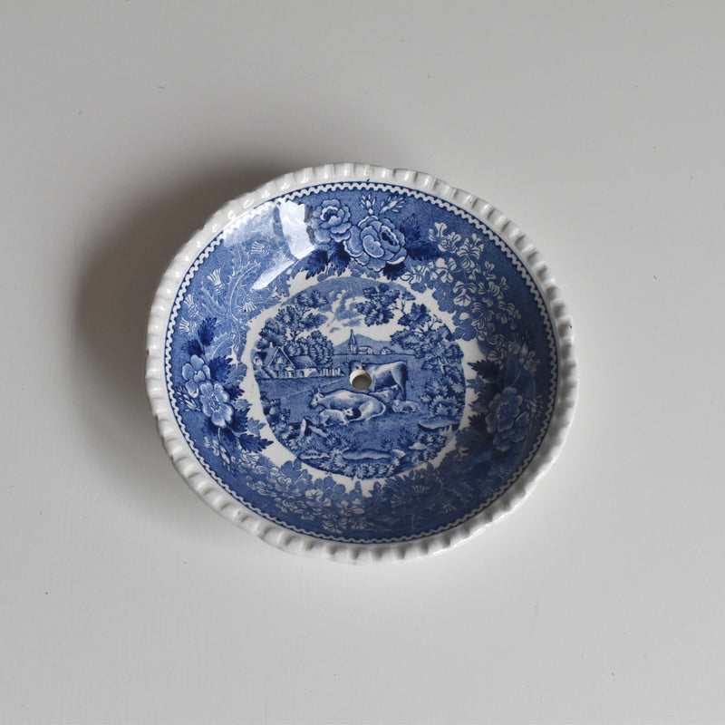 ヴィンテージ ハンドル付きスモールプレート アダムス English Scenic(イングリッシュセニック）