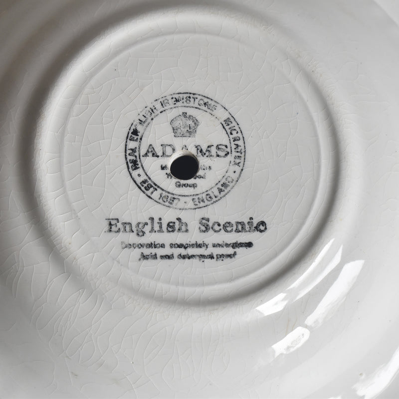 ヴィンテージ ハンドル付きスモールプレート アダムス English Scenic(イングリッシュセニック）