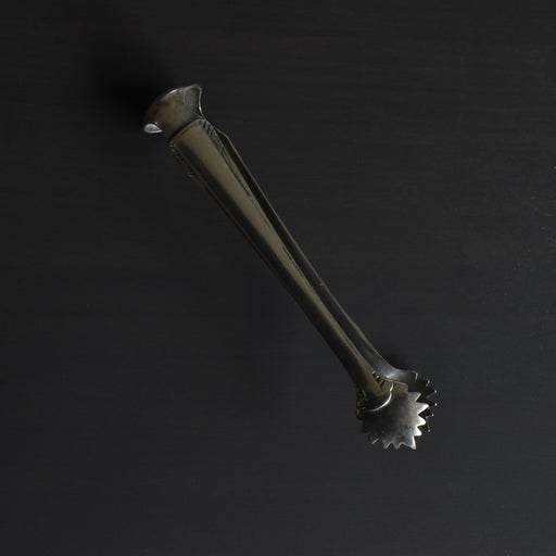 ヴィンテージシュガートング 銀メッキ エルクイ アールデコ A