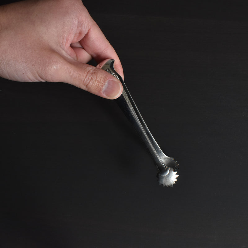 ヴィンテージシュガートング 銀メッキ エルクイ アールデコ A