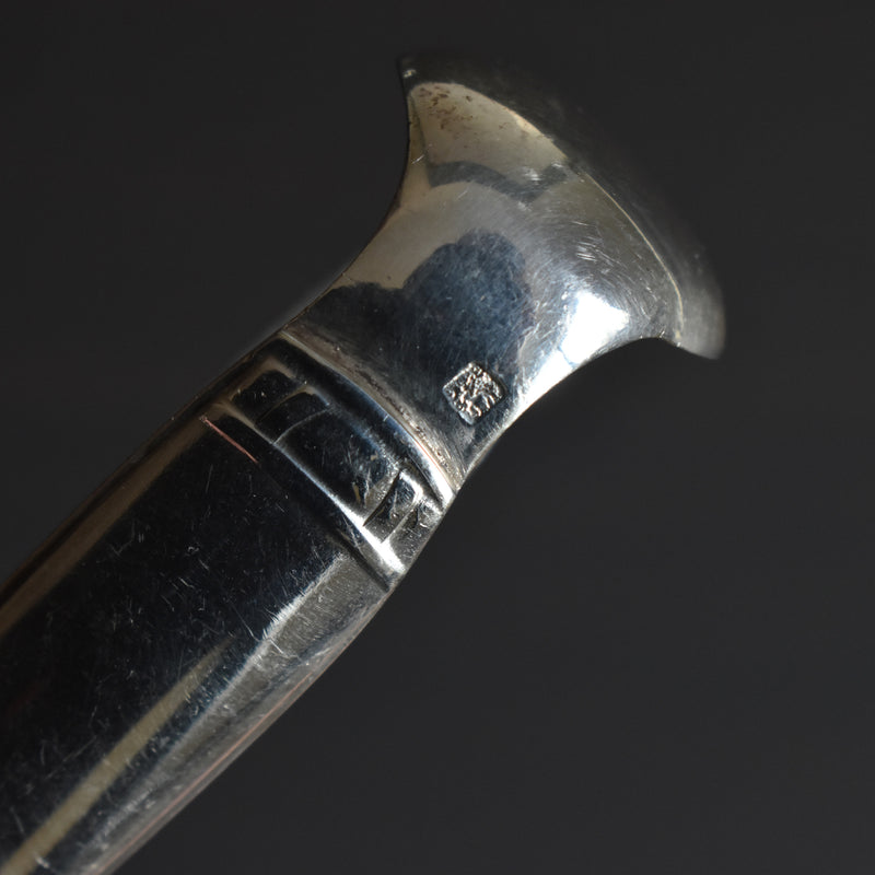 ヴィンテージシュガートング 銀メッキ エルクイ アールデコ B