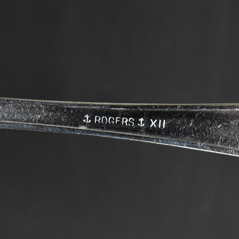 アンティークデザートスプーン　銀メッキ　ROGERS XII