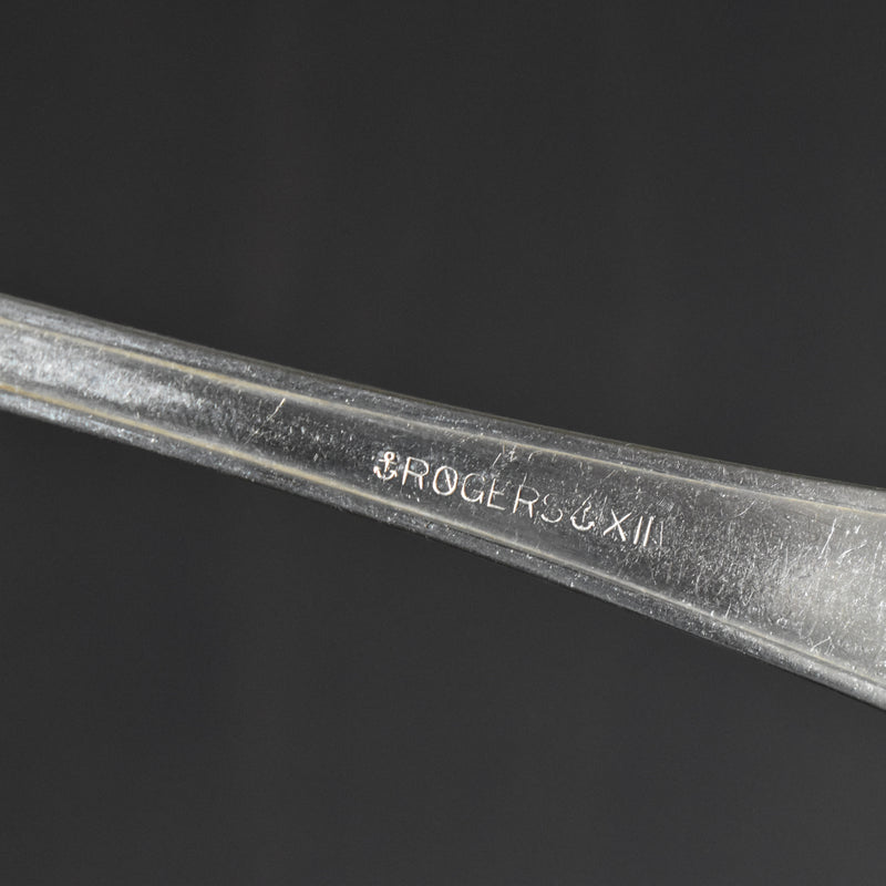 アンティークデザートスプーン　銀メッキ　ROGERS XII