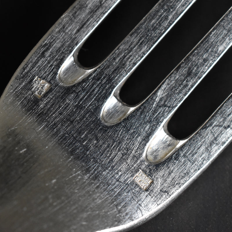 Vintage Service Fork & Spoon Set Silver Plated JB
