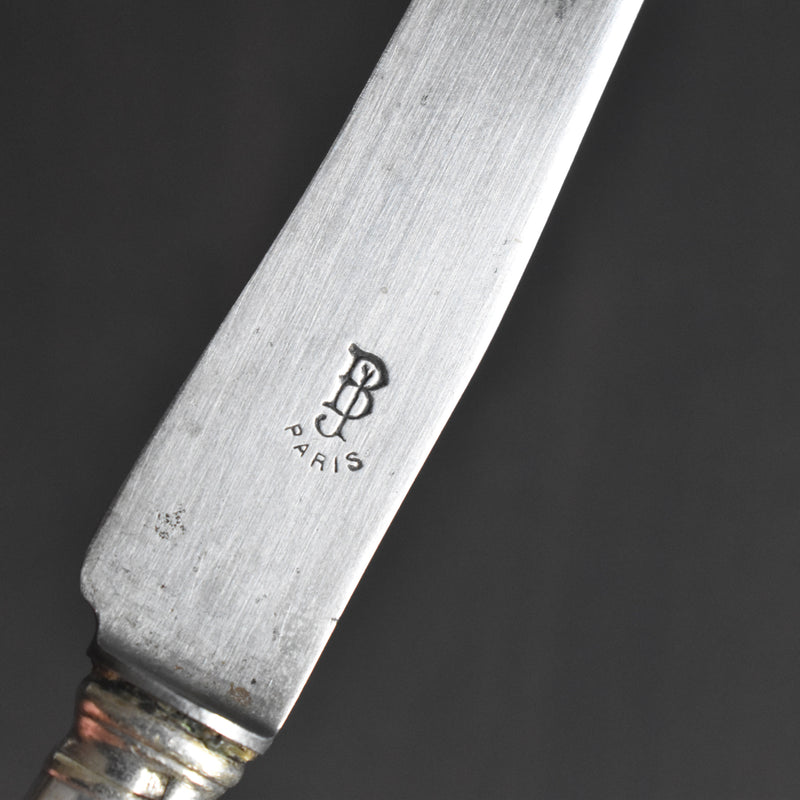 Vintage Knife Silver Plated JB
