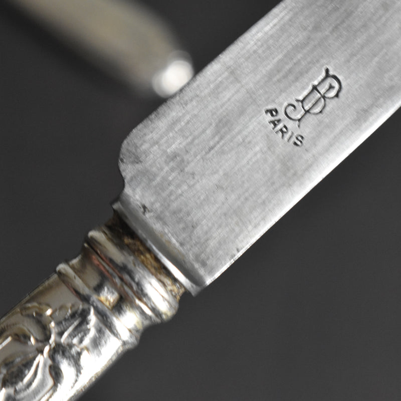 Vintage Knife Silver Plated JB