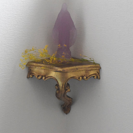 ヴィンテージスモールコーナー コンソル ゴールド